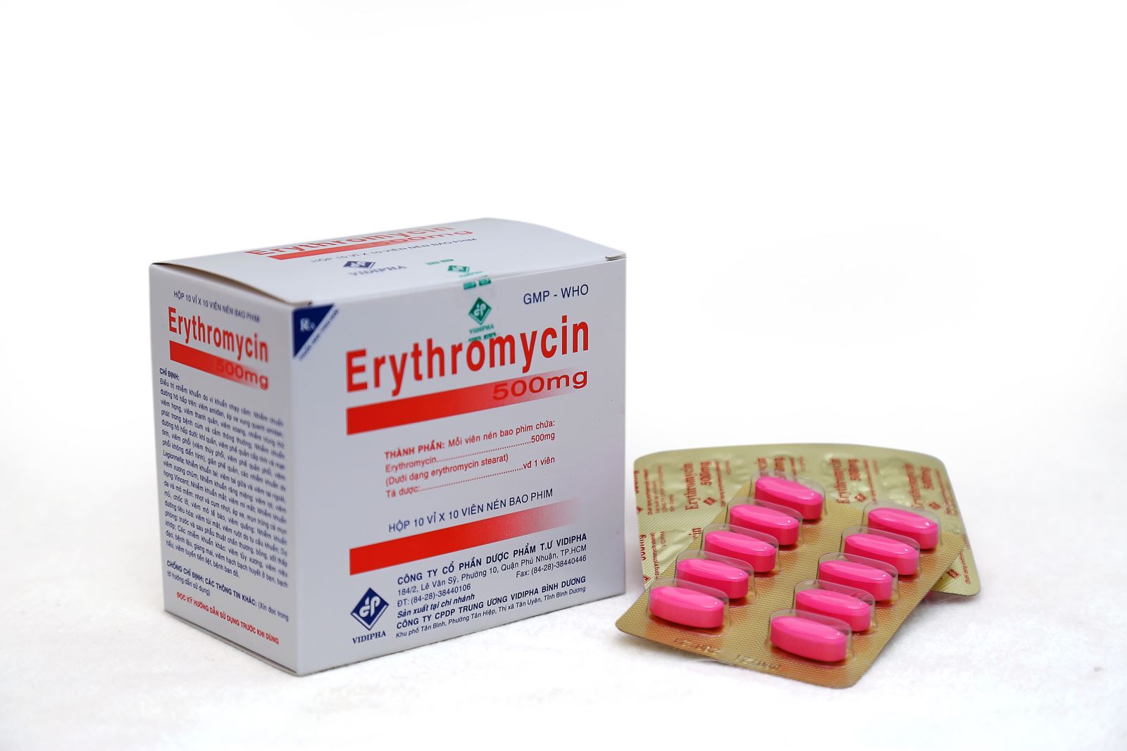 ERYTHROMYCIN 500mg 